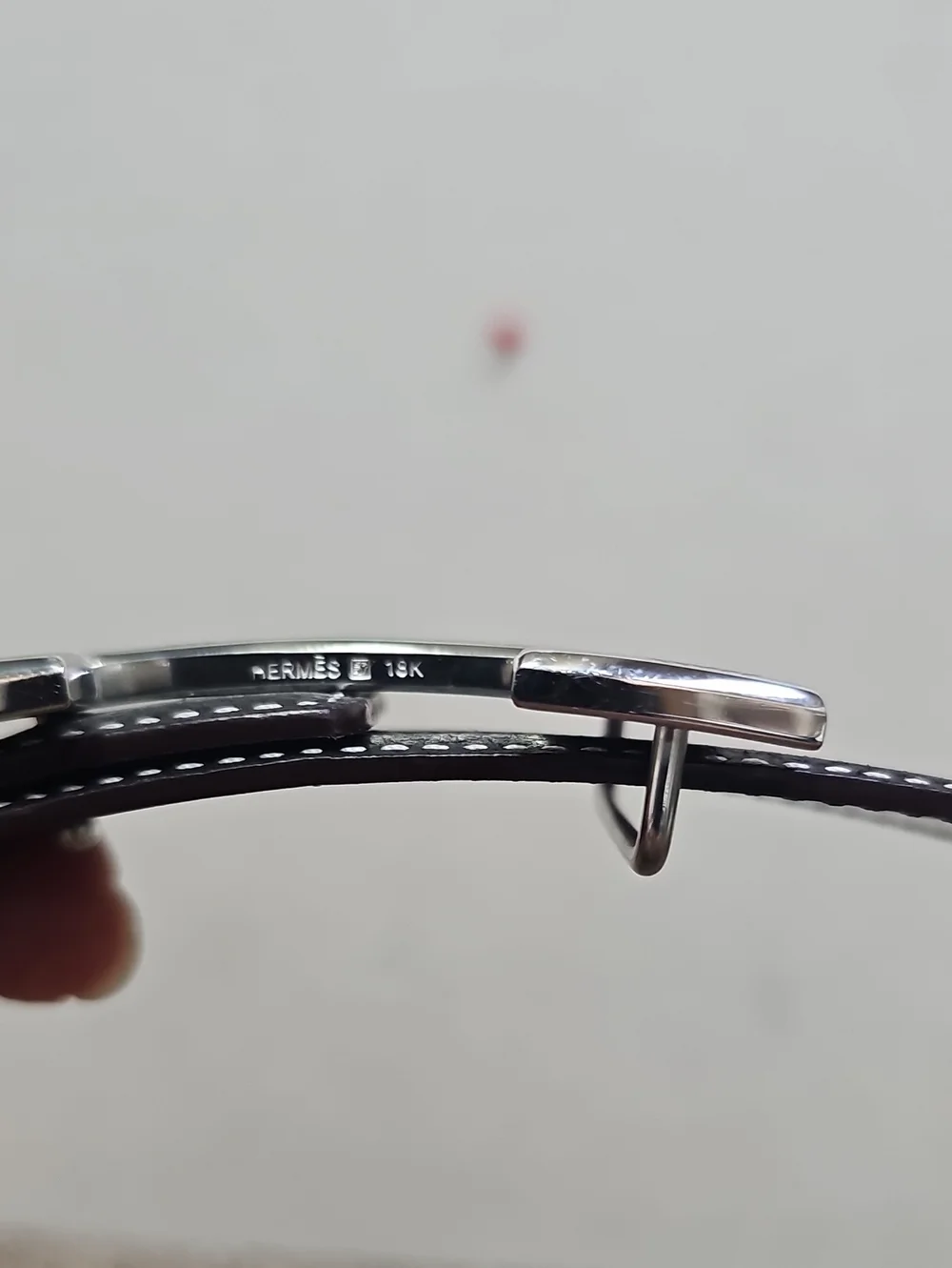 ENGRAVED H BUCKLE BELT BFPM-07-176